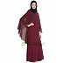 Cape abaya- Maroon Cape abaya- Maroon